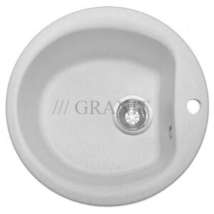 Гранитная раковина белая 51