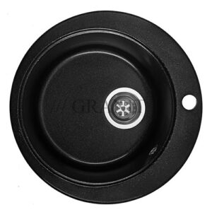 Гранитная раковина черная 45