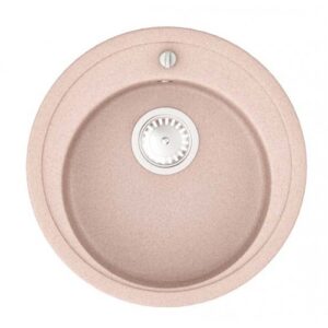 Кухонная мойка гранитная 515x515x210 мм бежевая